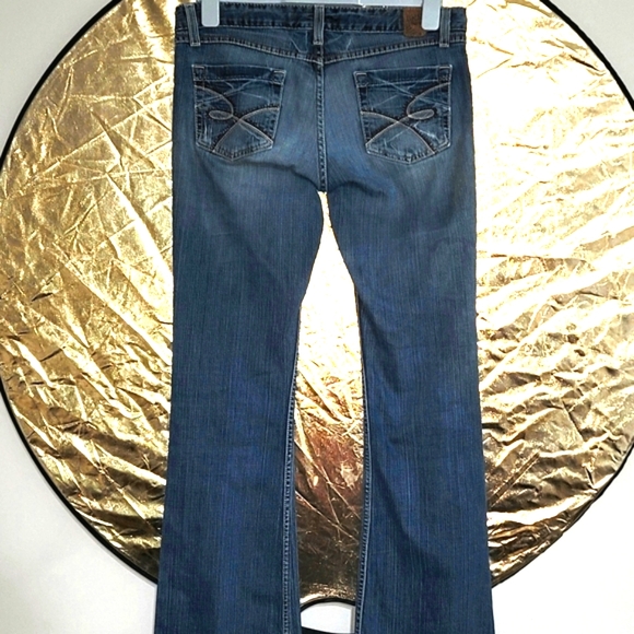 BKE Distressed Flare Jeans "Sabrina" - Picture 4 of 14